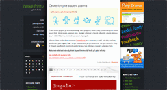 Desktop Screenshot of ceskefonty.cz