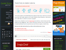Tablet Screenshot of ceskefonty.cz
